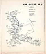 Marlborough, New Hampshire State Atlas 1892 Uncolored